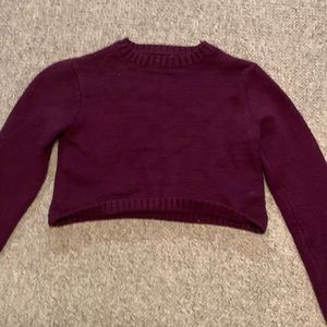 Garage knit crop top
